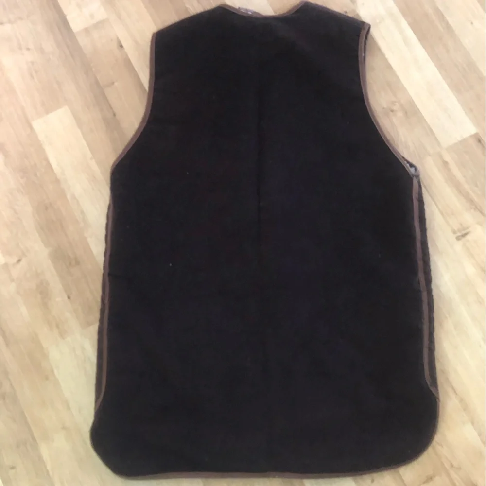 VTG Canadian Caribou by Hammill Men’s Corduroy Sherpa Lined Zipper up Vest XXXL - Picture 6 of 7